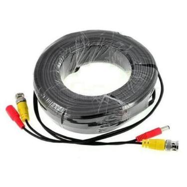 Imagem de Cabo Pronto Cftv Com 30 Mts E Conectores P4 E Bnc