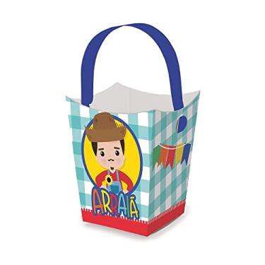 Imagem de Cachepot para Guloseimas Festa Junina Caipirinha Menino 8 Un