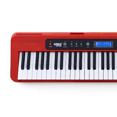 Imagem de Teclado Musical Kobe Iniciante KB-300 RD 5/8 61 Teclas Sensíveis ao Toque com Pedal Sustain