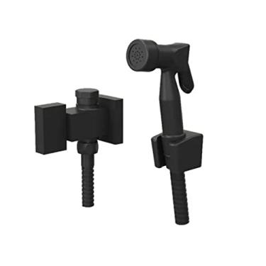 Imagem de Ducha Higiênica c/Derivação e c/Gatilho ABS Flexível 1,20m Horus Preto Fosco 1745BK450 Fani