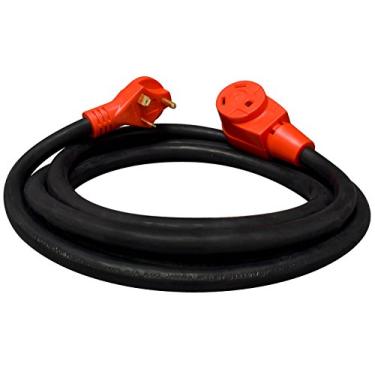 Imagem de Valterra Cabo de extensão A10-3010EH Mighty Cord 30 Amp com alça – 3 m, vermelho
