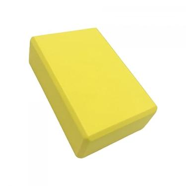 Imagem de Blocos de yoga para equilíbrio, pedra de piso para áreas internas e externas, material de eva para sala de aula, promove a coordenação, pedra de salto, AMARELO