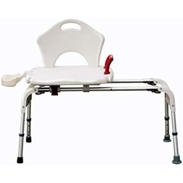 Imagem de Cadeira De Chuveiro Assento De Chuveiro Banheiro Antiderrapante Auxiliar Para Idosos E Mulheres Grávidas, Móvel E Altura Ajustável Cadeira De Banho Fezes De Chuveiro,Pleasant63