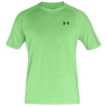 Imagem de Camiseta Under Armour Tech 2.0 Masculina - Verde Limão