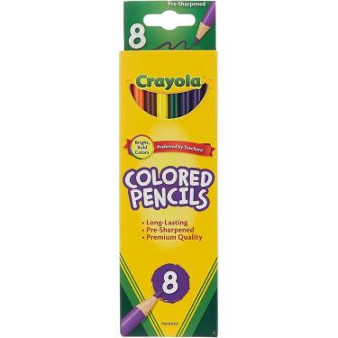 Imagem de Conjunto Crayola De 8 Lápis Coloridos Não Toxico