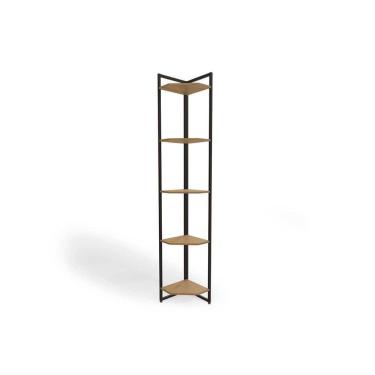 Imagem de Prateleira Decorativa Quarto Bebê Industrial Li022 Freijo/preto - Kappesberg