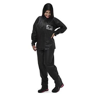 Imagem de Conjunto Impermeável PVC Tornando, Feminino, Pantaneiro, Tamanho EX, Preto