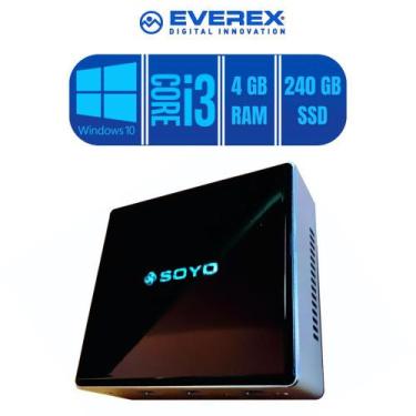 Mini Pc Intel Core I3 10° Geração, 120gb Ssd, 4gb Ram, Windows 10 – Soyo em  Promoção na Americanas