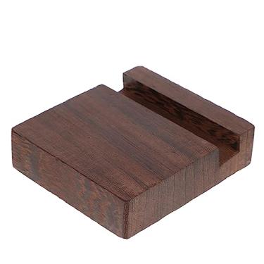 Imagem de OSALADI colchete wengué suporte para celular escrivaninha para telefone suporte para tablet decoração acessório de telefone suporte de telefone doméstico Área de Trabalho decorar enfeites