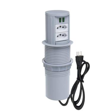Imagem de Torre Multiplug Automático 2 Tom 20a + 2 usb 4.9A + Indução