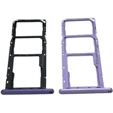 Imagem de SHOWGOOD para Nokia G10 Sim Micro SD suporte de bandeja de cartão adaptador soquete para Nokia G10 bandeja de slot de leitor de cartão SIM (G10 roxo)