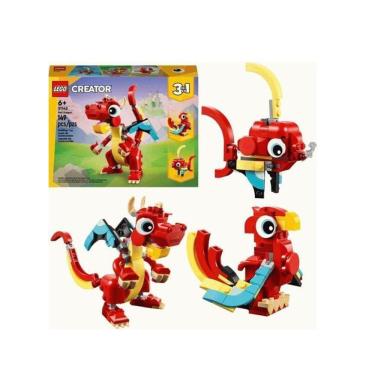 Imagem de Lego Creator 3 Em 1 Dragão Vermelho - 31145