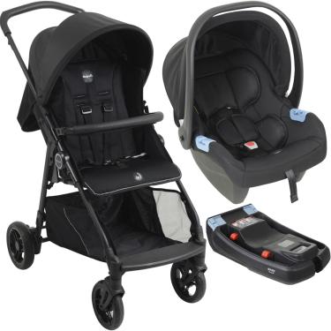 Imagem de Carrinho de Bebe com Bebe Conforto e Base Burigotto Lui Cobre