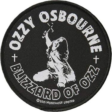 Imagem de Ozzy Osbourne Blizzard of Ozz Patch Álbum Arte Heavy Metal Tecido Costurado Aplique