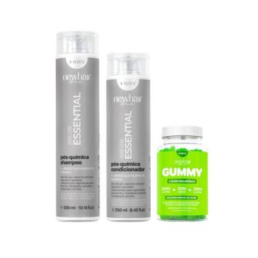 Imagem de Kit Shampoo E Condicionador Pós Química + New Hair Gummy