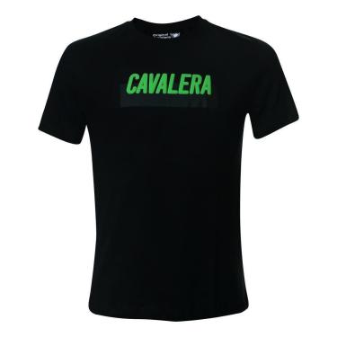 Imagem de Camiseta Cavalera Indie Tag Sign Preta Masculina-Masculino