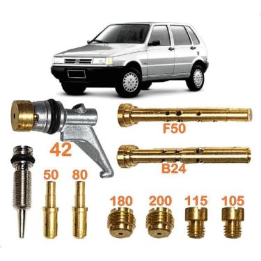 Imagem de Kit Giclagem Carburador Uno Mille 1.0 Eletronic Weber Tldf