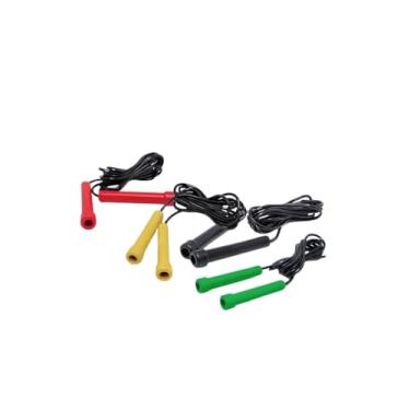 Imagem de Corda de Pular PVC 3 Metros para Academia Exercícios Fitness Crossfit Funcional (Amarela)