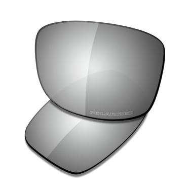 Imagem de SAUCER Lentes de reposição premium para óculos de sol Oakley Jupiter Factory Lite OO4066 High Defense - Metal cromado polarizado