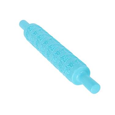 Imagem de aqxreight Rolo de Fondant, Rolo de Plástico Em Relevo, Massa para Assar, Pizza, Tortas, Massas, Biscoitos, Substituição para Biscoitos, Biscoitos, Pastelaria, (Nº 11 Borboleta)