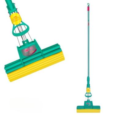 Imagem de Genérico Mop Noviça Sekito Rodinho Espreme Esponja Limpa e Seca para Pisos Sintéticos ou Frios