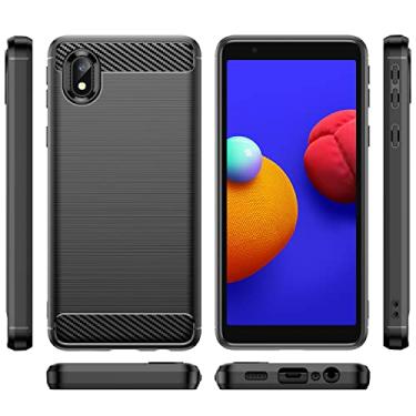 Imagem de For Samsung Galaxy A01 Core Case, TPU Shock Absorption Technology Raised Bezel Protective For Samsung Galaxy M01 Core Phone case For Samsung Galaxy A3 Core (Black)