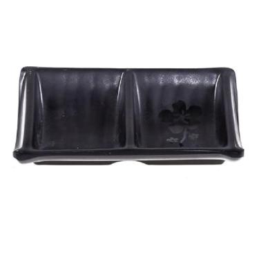 Imagem de Molheira Bipartida Ondulada em Melamina Para Molho Shoyu