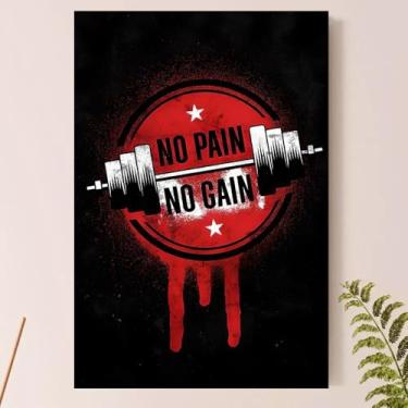 Imagem de Placa Quadro Decorativo - Academia, GYM, Frases Motivacionais (GYM_04)