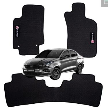 Imagem de Jogo De Tapete Borracha P/ Fiat Cronos 17 A 23 Com Logo - CGAUTOPARTS