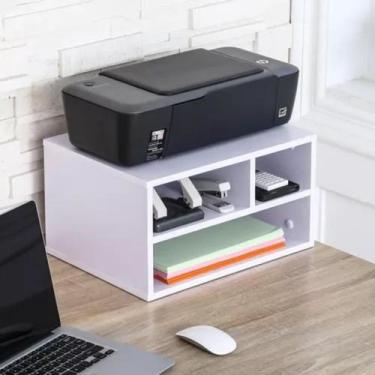 Imagem de Estante de mesa 40cm em mdf suporte para impressora - VERBENI