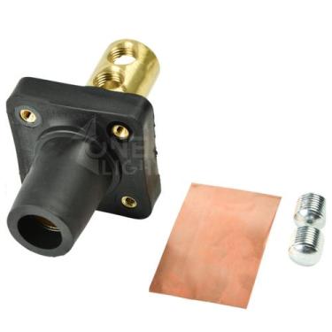 Imagem de Conector Cam Lock Femea Painel Preto 400A 600V - OneLight