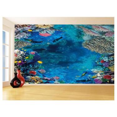 Imagem de Papel Para Piso De Porcelanato Liquido Água 3,5M Flr32 - Você Decora