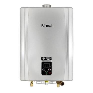 Imagem de Aquecedor De Água A Gás Rinnai 21 Litros E21 FEH PRATA GÁS GLP, GLP