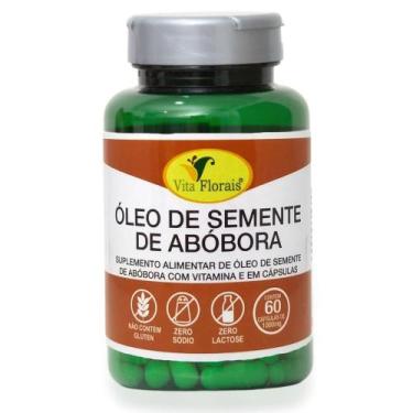 Imagem de Óleo de Semente de Abóbora 1000mg com 60 Cápsulas - Vita Florais