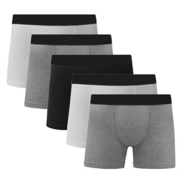 Imagem de Kit C/ 6 Cuecas Box Boxer De Algodão Sortida - QLC SPORT, GG, Sortido