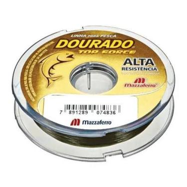 Imagem de Linha Pesca Monofilamento Dourado 0,30mm Suporta 6,7 Kg - mazzaferro