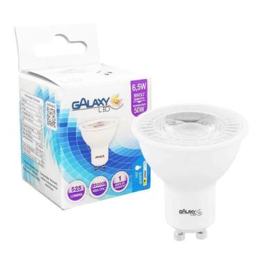 Imagem de Lâmpada Dicróica Led Mr16 6,5W Gu10 Branco Quente - GALAXY, 110V/220V