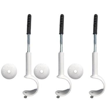 Imagem de Kit 3 suporte simples comum 28mm para varão simples - várias cores - D