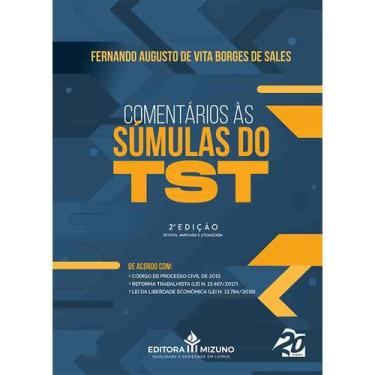 Imagem de Livro Comentários às Súmulas do TST - 2ª Edição | Direito Trabalho Edi