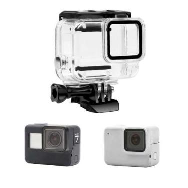Imagem de Caixa Estanque Case Housing Skeleton para GoPro Hero 7 White/Silver - 