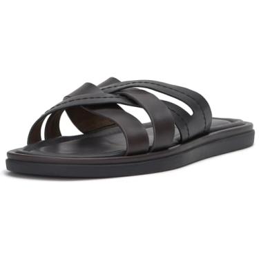 Imagem de Vince Camuto Sandália masculina Naele, Preto/Mocha, 42