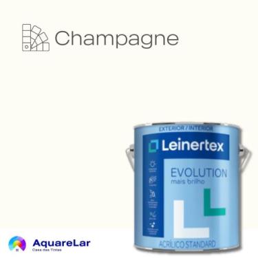 Imagem de Evolution Acrílico Leinertex Semibrilho 3,6L, CHAMPAGNE, 3,6L