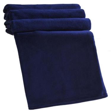 Imagem de Manta Casal Azul Marinho  Corttex