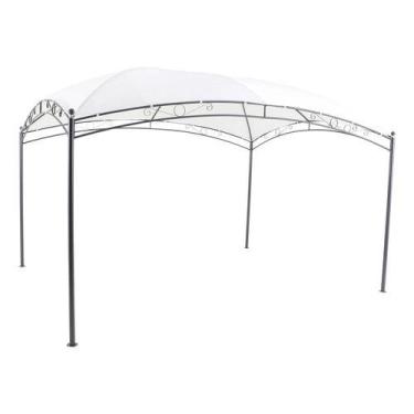 Imagem de Gazebo De Aco Impermeavel Branco 2,67x3x4m Importado Vienna - Nattural
