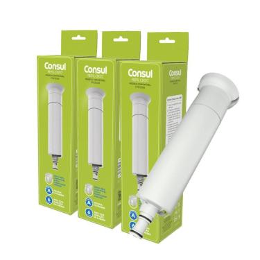 Imagem de Kit 3 Refil Filtro Consul CIX07AX para Purificador de Água CPB33AB