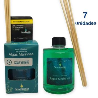 Imagem de Kit 7 Aromatizador de Ambiente Algas Marinhas Difusor Vareta 280ml Sen