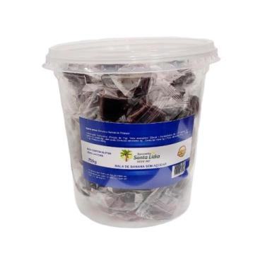 Imagem de Doce de Banana Sem Açúcar em formato bala - Bananinha Santa Lídia