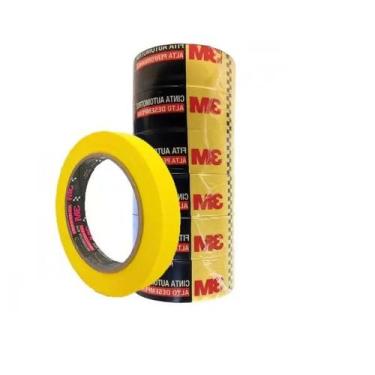 Imagem de Kit com 6 Fita Crepe Automotiva de ALTA Performance 48MM X 50M - 3M