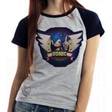Imagem de Baby look blusa feminina ou Camiseta unissex  Sonic  III - Empório Dut
