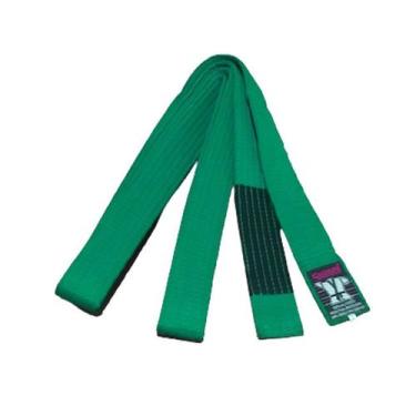 Imagem de Faixa Jiu Jitsu Verde Com Ponta Preta Padrão Shiroi, N1, Verde, Unisse